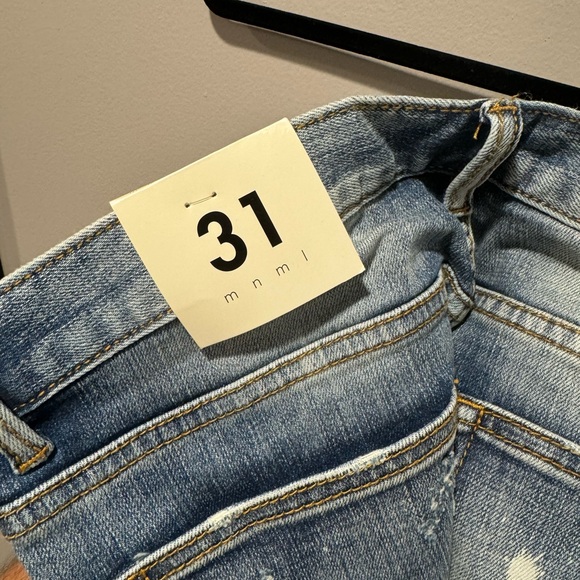 MNML men’s ripped/ paint splatter jeans size 31 NWT - Picture 4 of 4